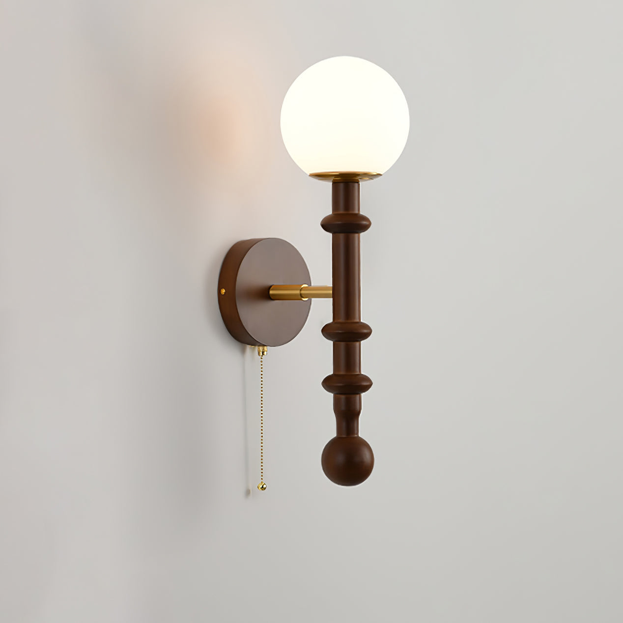 Hilda Roma Elegance Wood Sconce Wall lamp