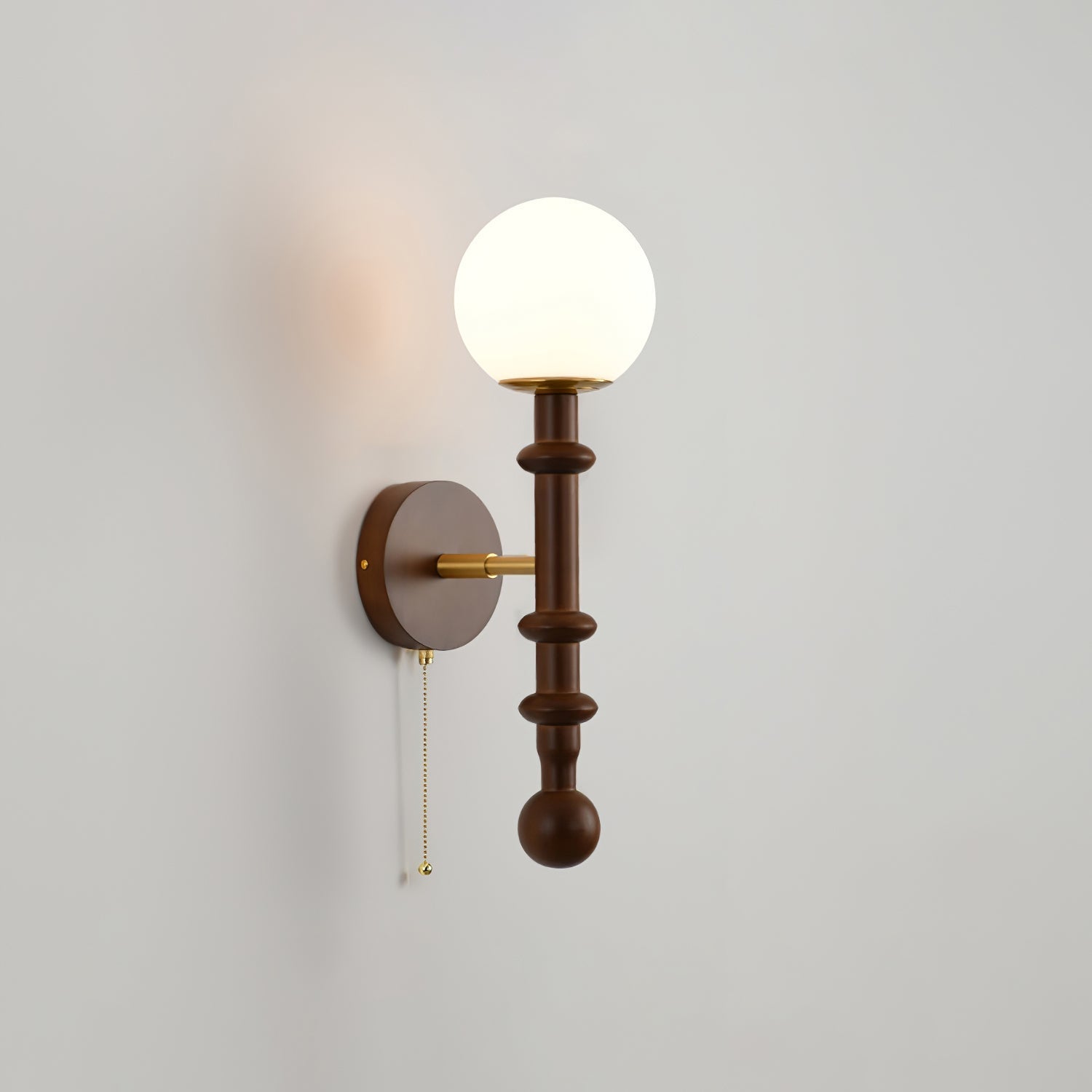 Hilda Roma Elegance Wood Sconce Wall lamp