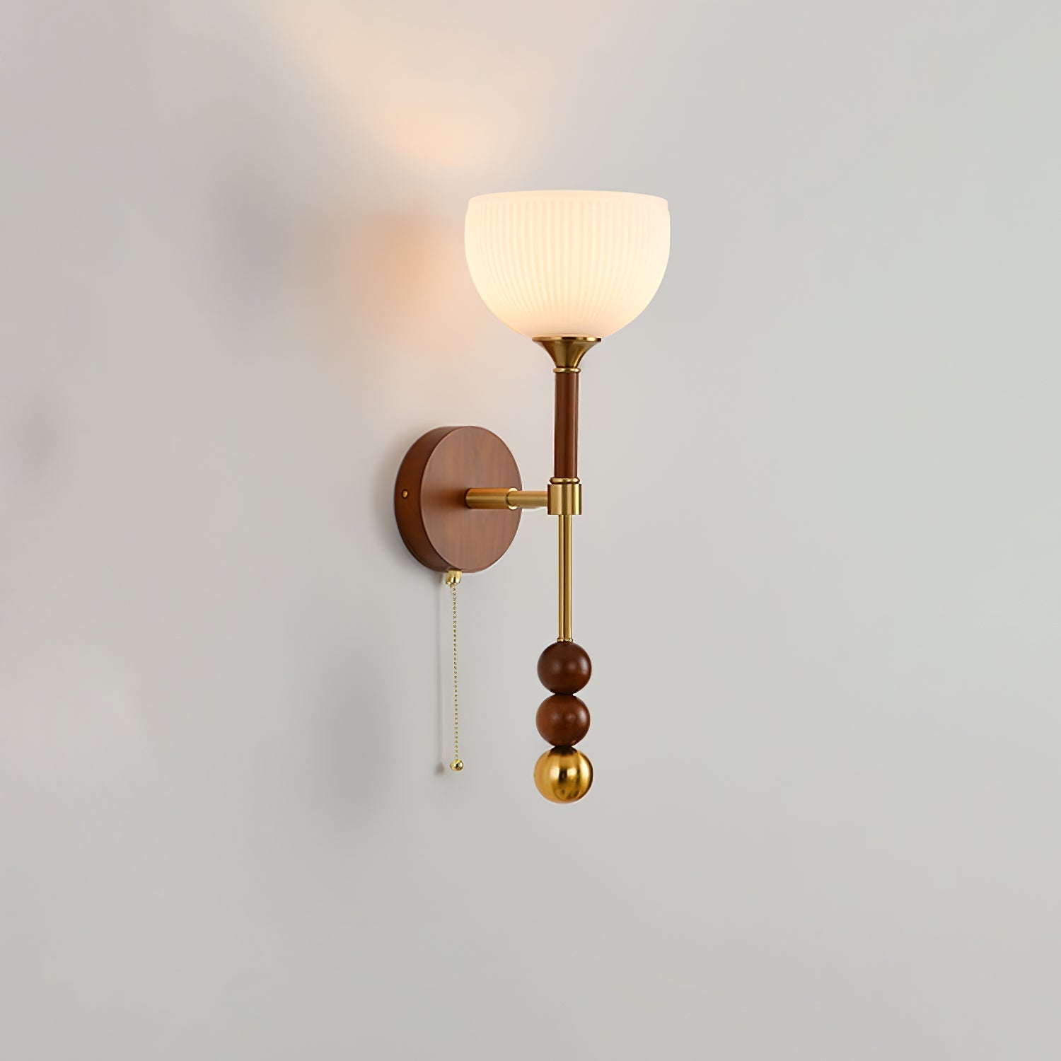 Hilda Roma Elegance Wood Sconce Wall lamp