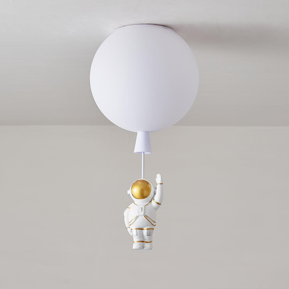 Nirerira Ceiling Light Acrylic Balloon Astronaut Playful Kids Room