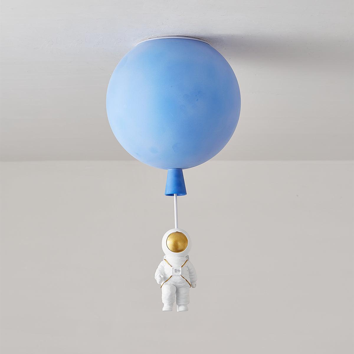 Nirerira Ceiling Light Acrylic Balloon Astronaut Playful Kids Room