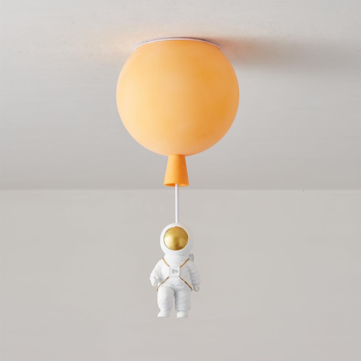 Nirerira Ceiling Light Acrylic Balloon Astronaut Playful Kids Room