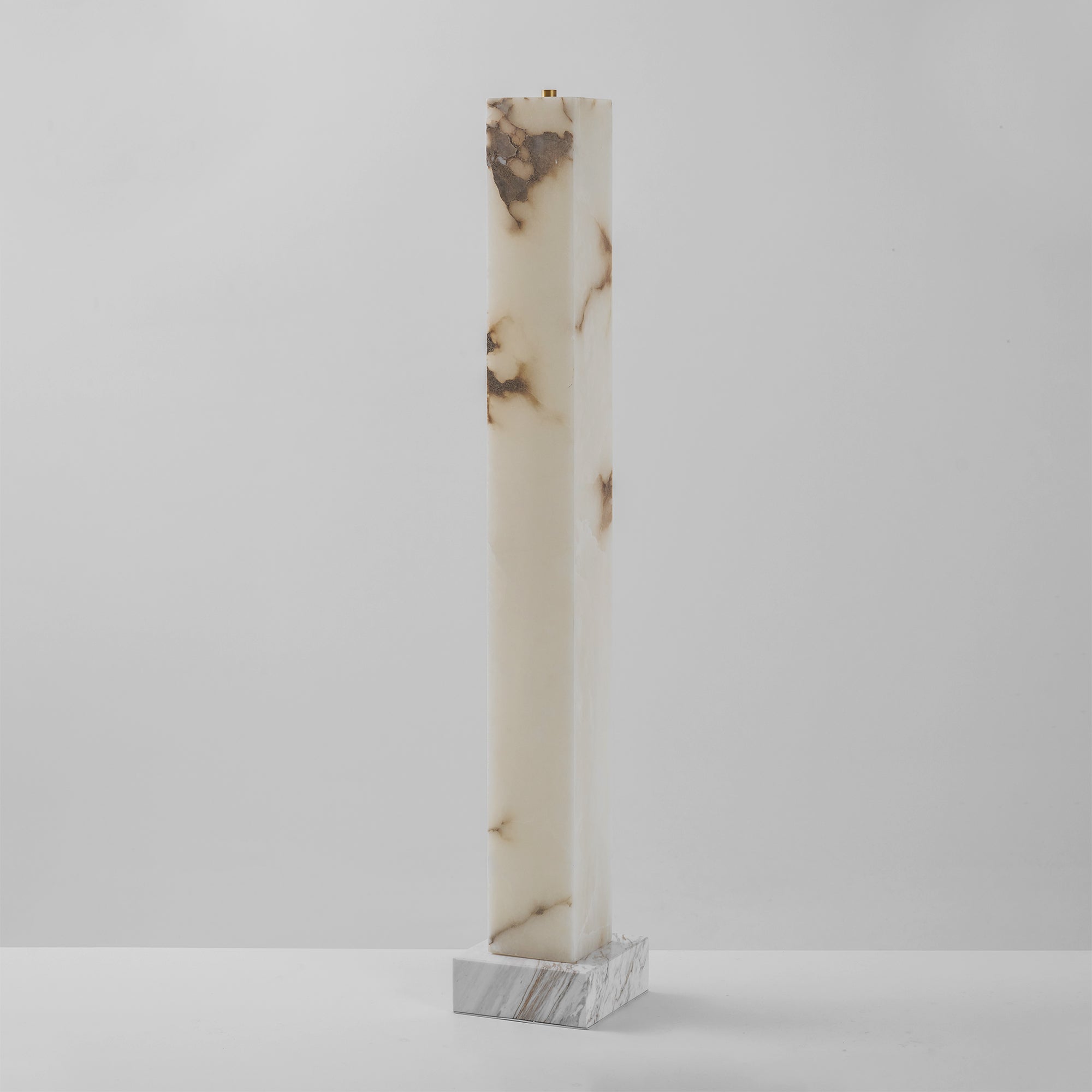 Frozen Alabaster Floor Lamp