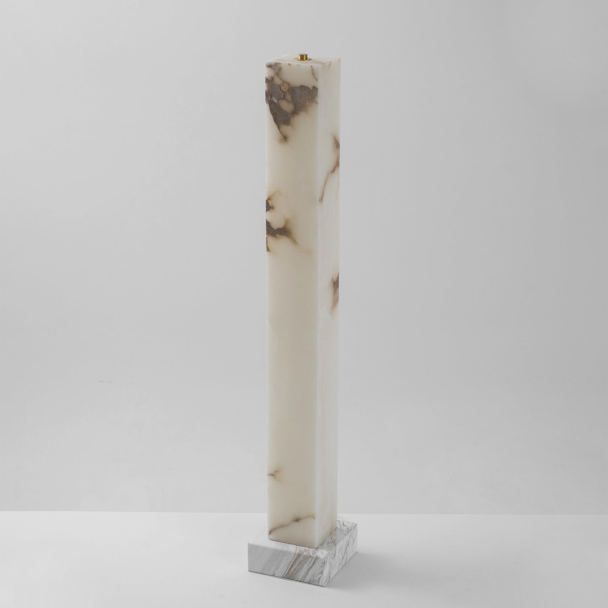 Frozen Alabaster Floor Lamp