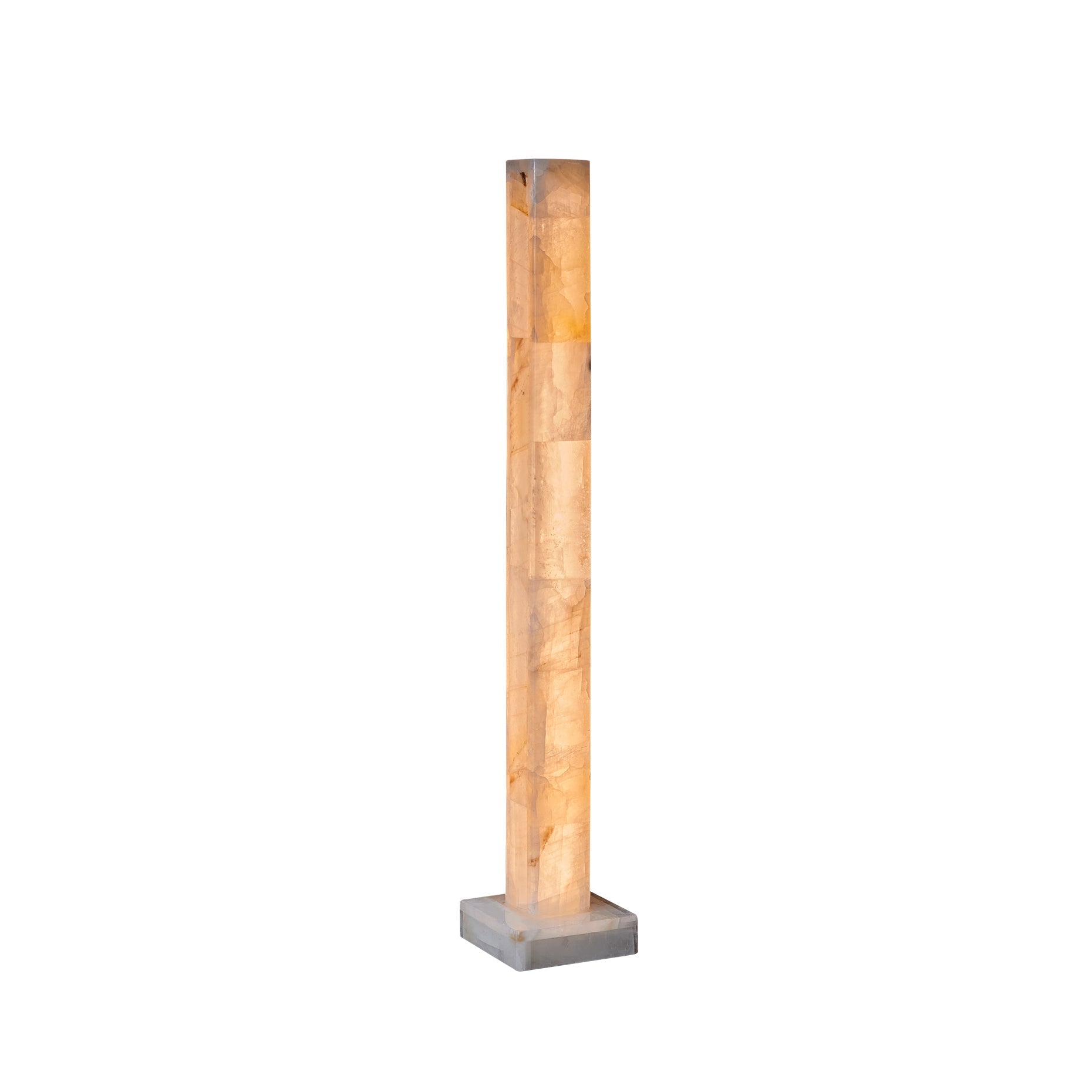 Frozen Alabaster Floor Lamp