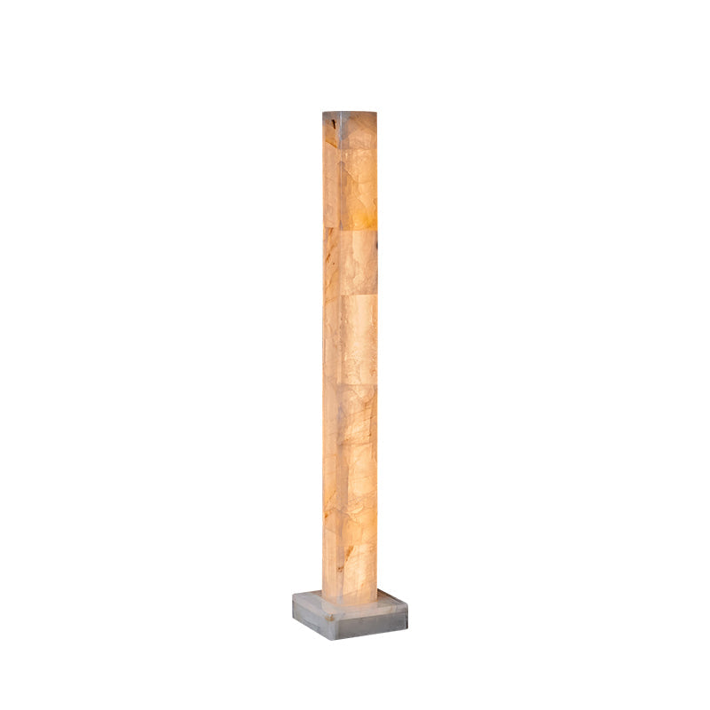 Frozen Alabaster Floor Lamp