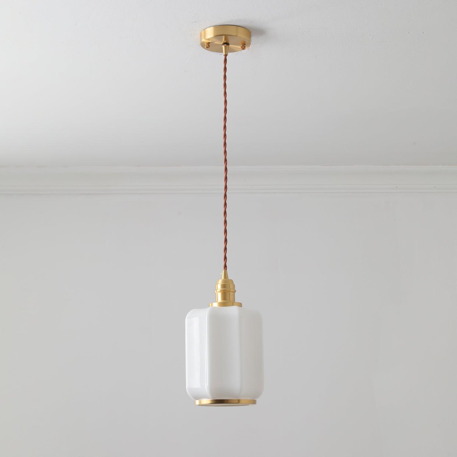 Lume Brass Vintage Pendant Light