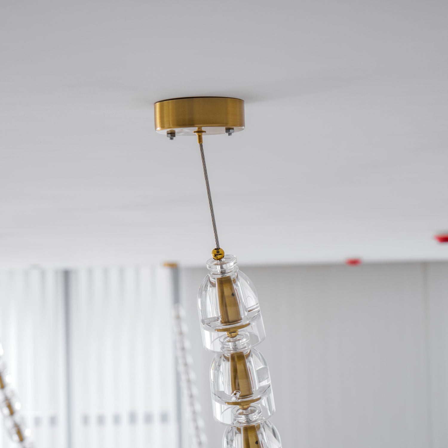Nexus Gold Crystal Chandelier