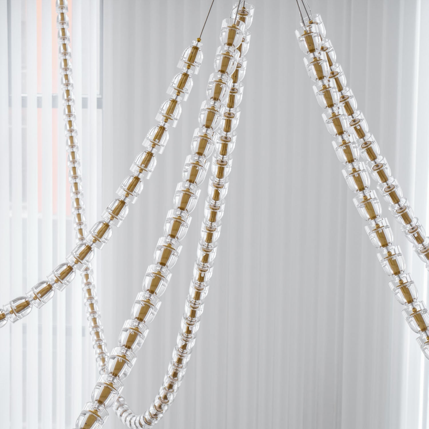 Nexus Gold Crystal Chandelier
