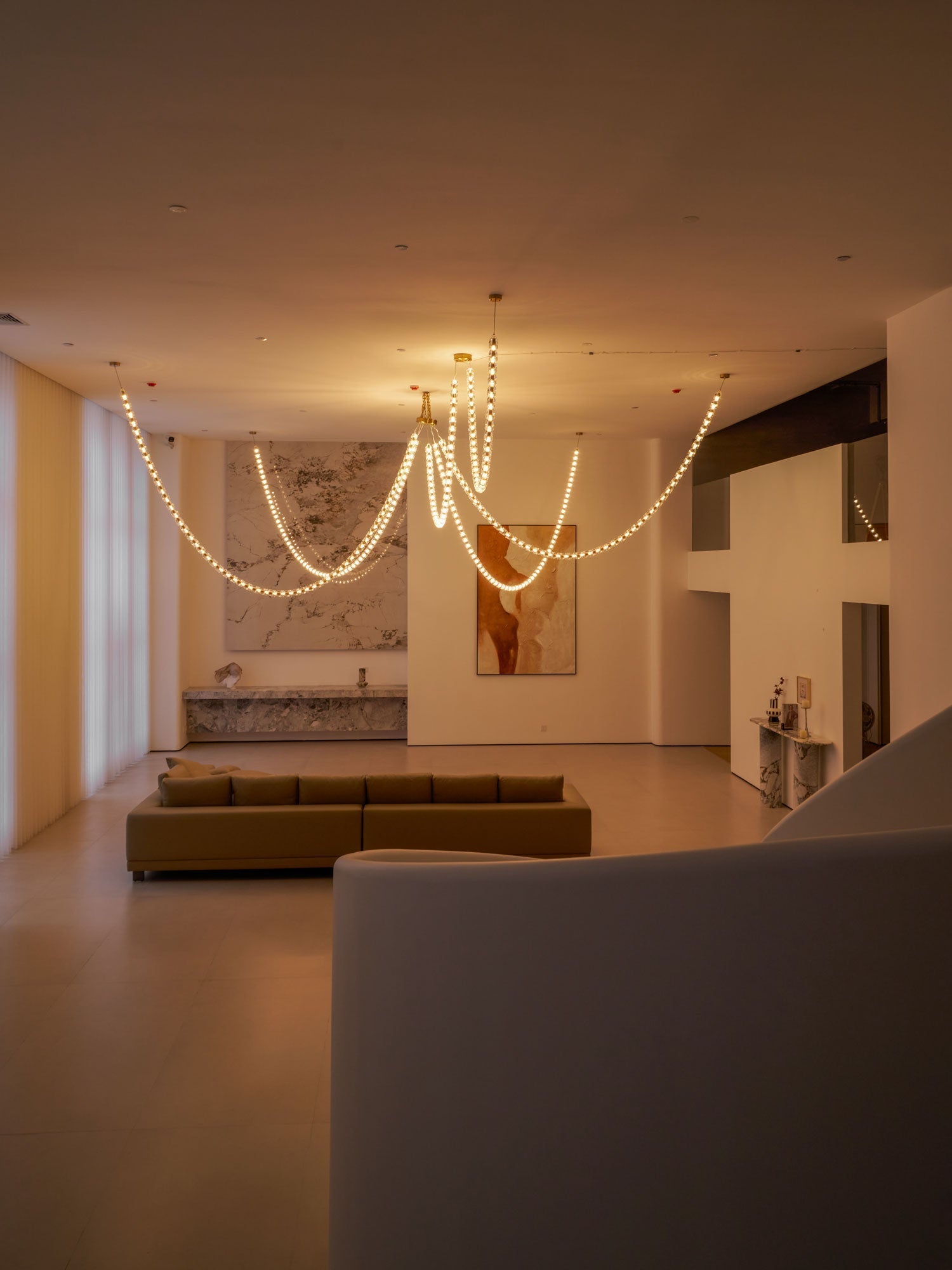 Nexus Gold Crystal Chandelier