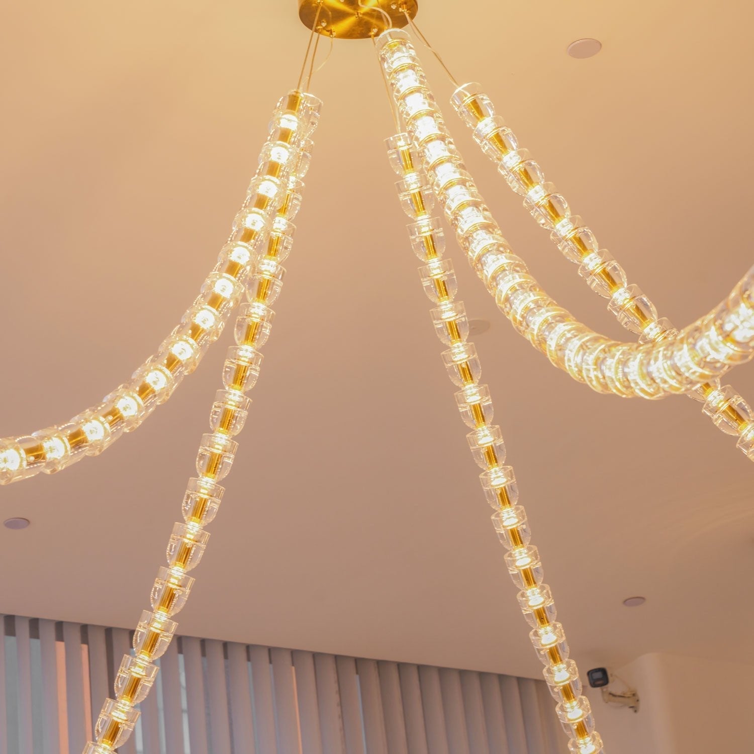 Nexus Gold Crystal Chandelier