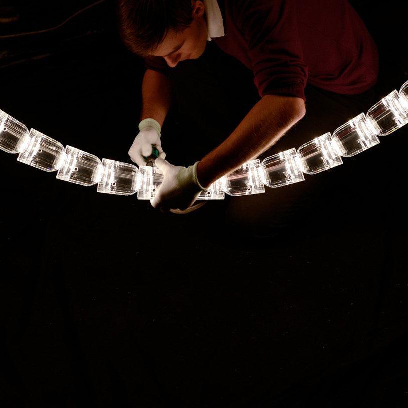 Nexus Gold Crystal Chandelier