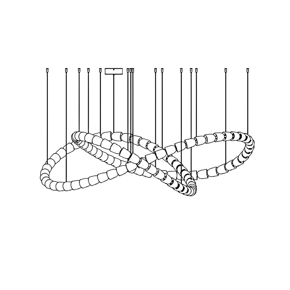 Nexus Chrome Crystal Chandelier