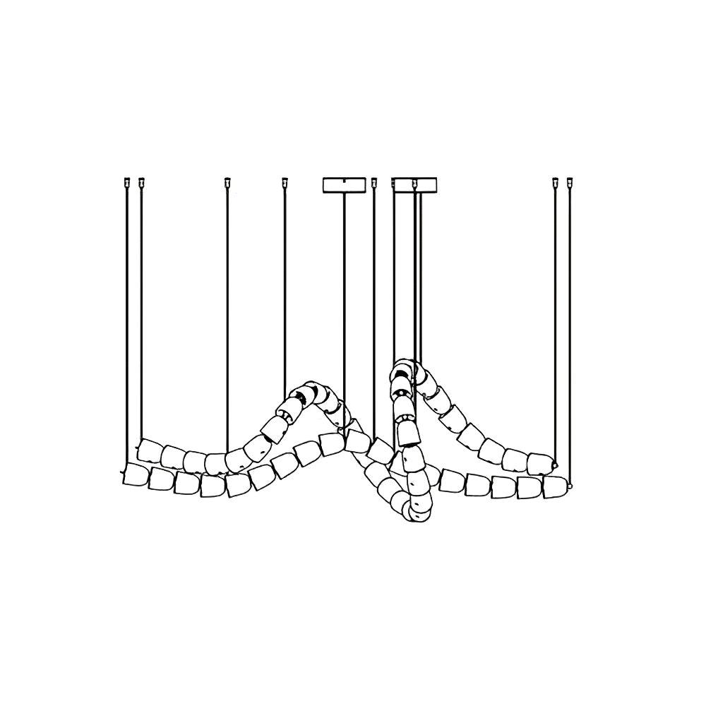 Nexus Chrome Crystal Chandelier