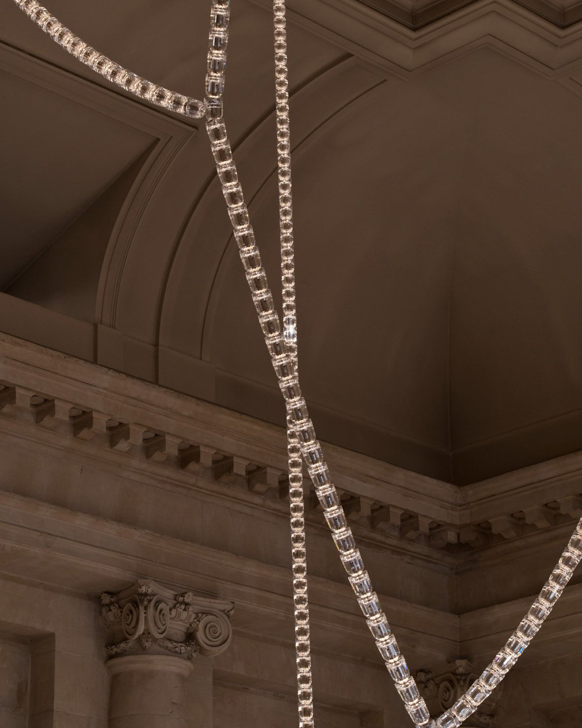 Nexus Gold Crystal Chandelier