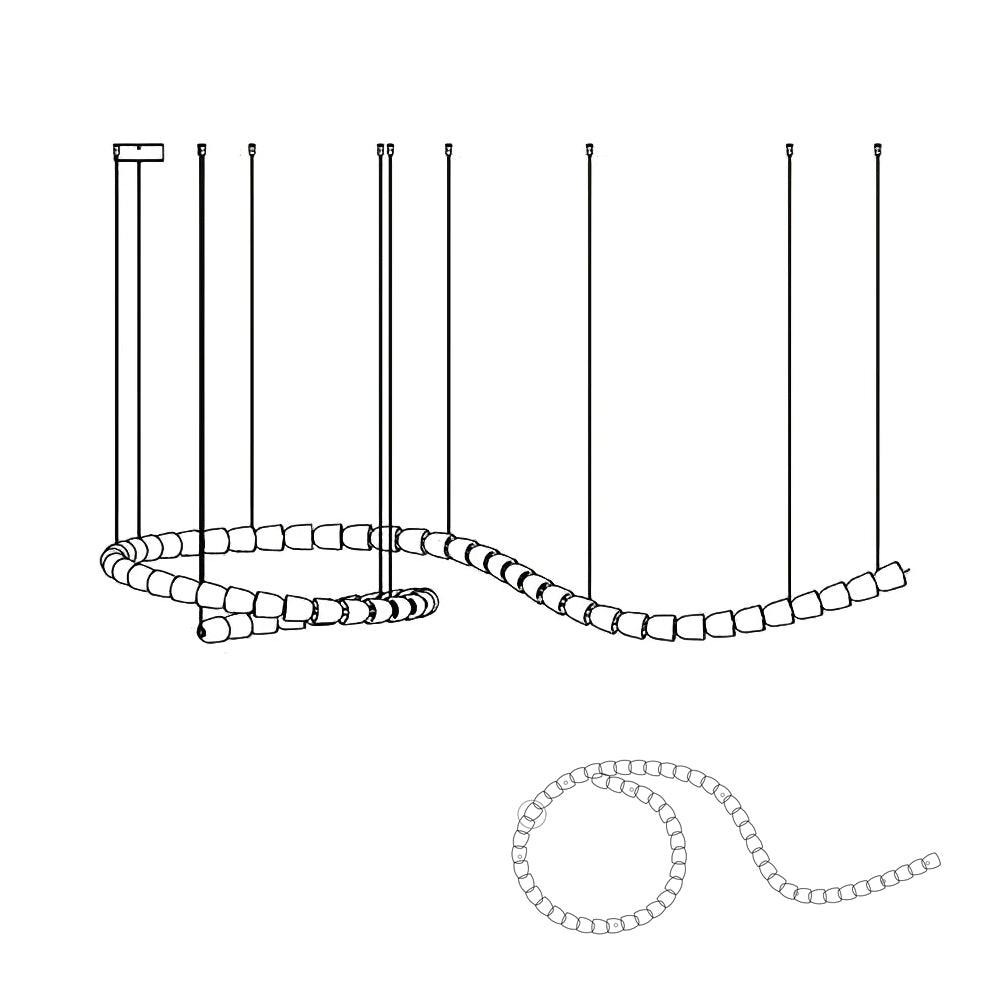 Nexus Chrome Crystal Chandelier