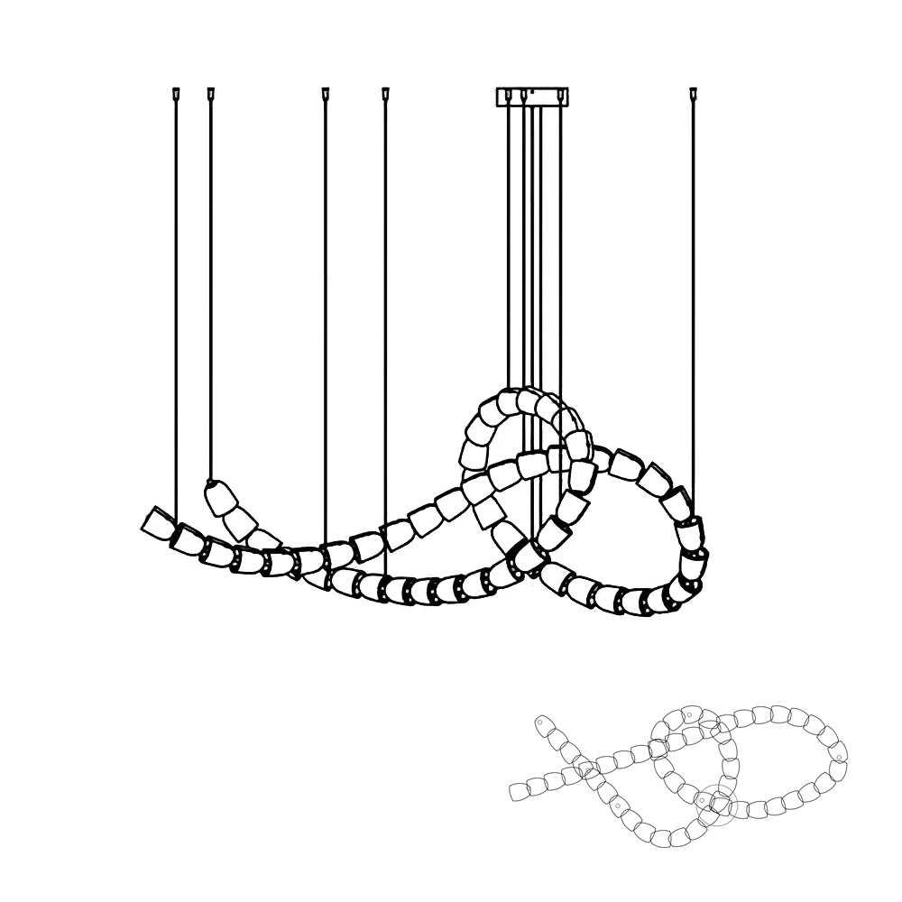Nexus Chrome Crystal Chandelier