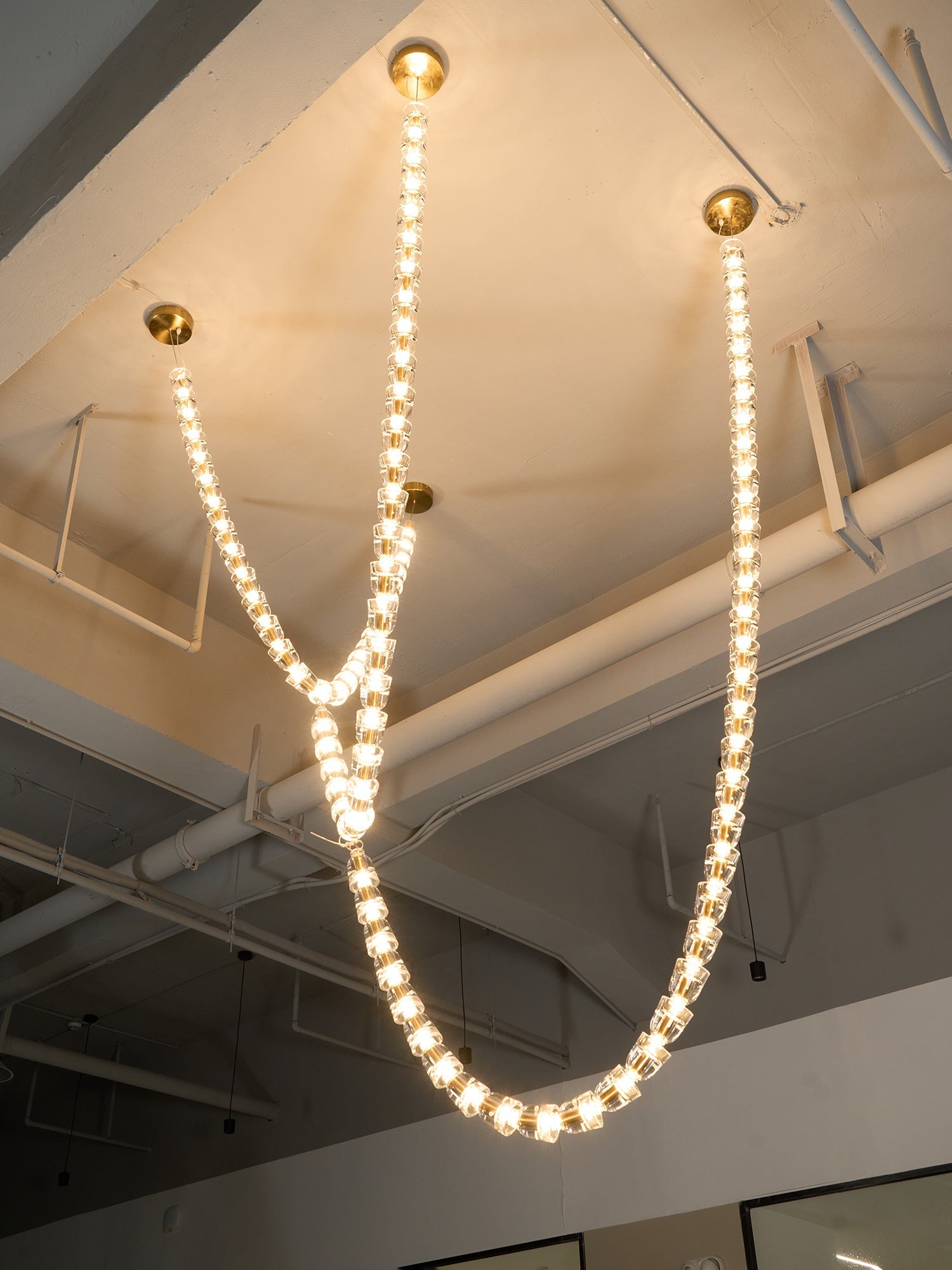 Nexus Gold Crystal Chandelier