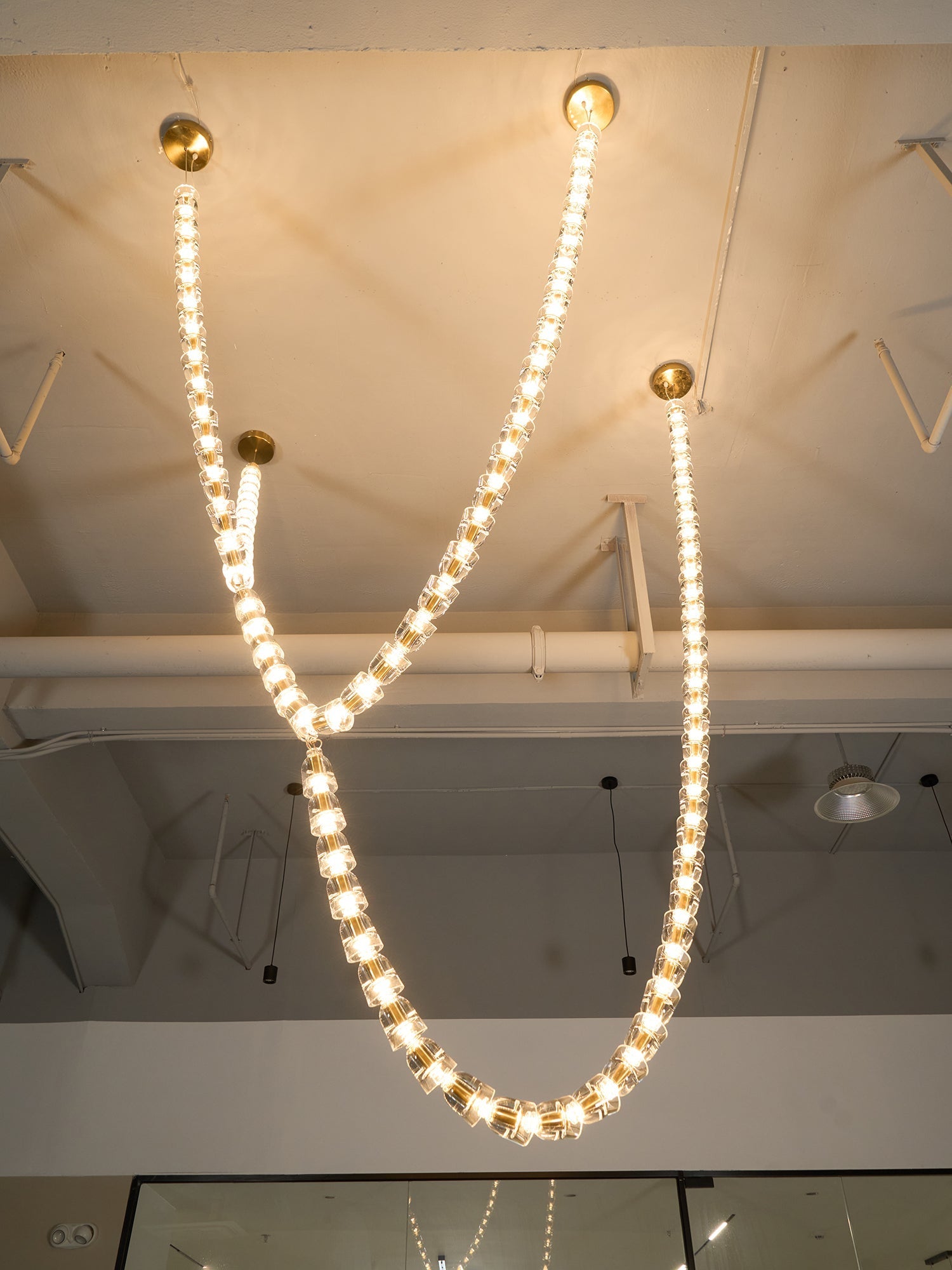 Nexus Gold Crystal Chandelier