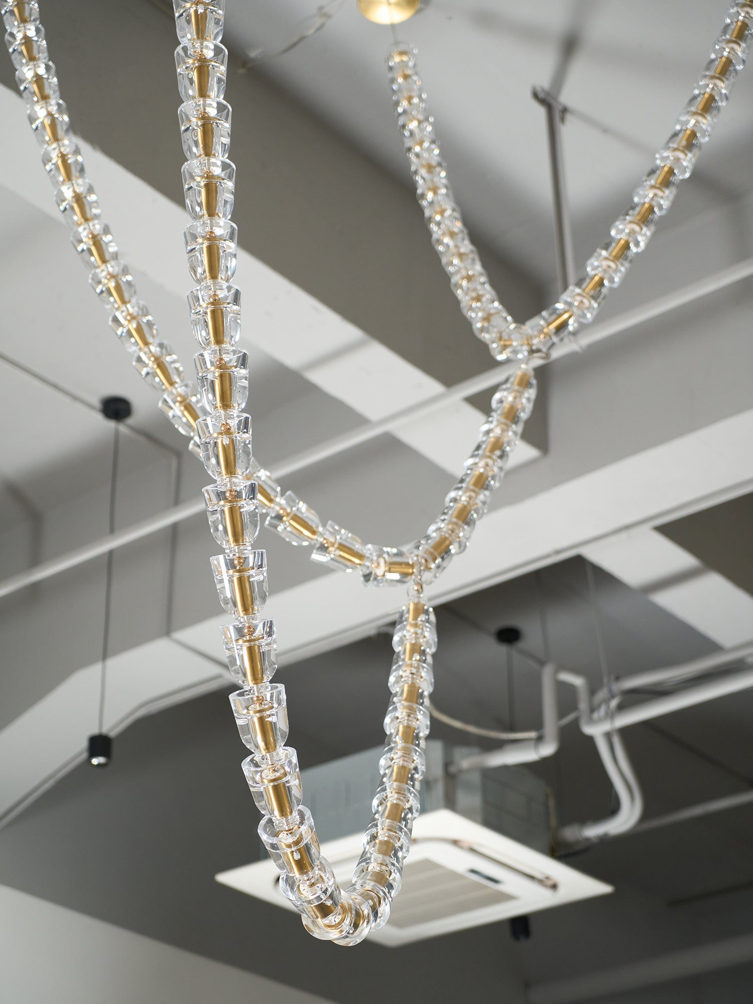 Nexus Gold Crystal Chandelier
