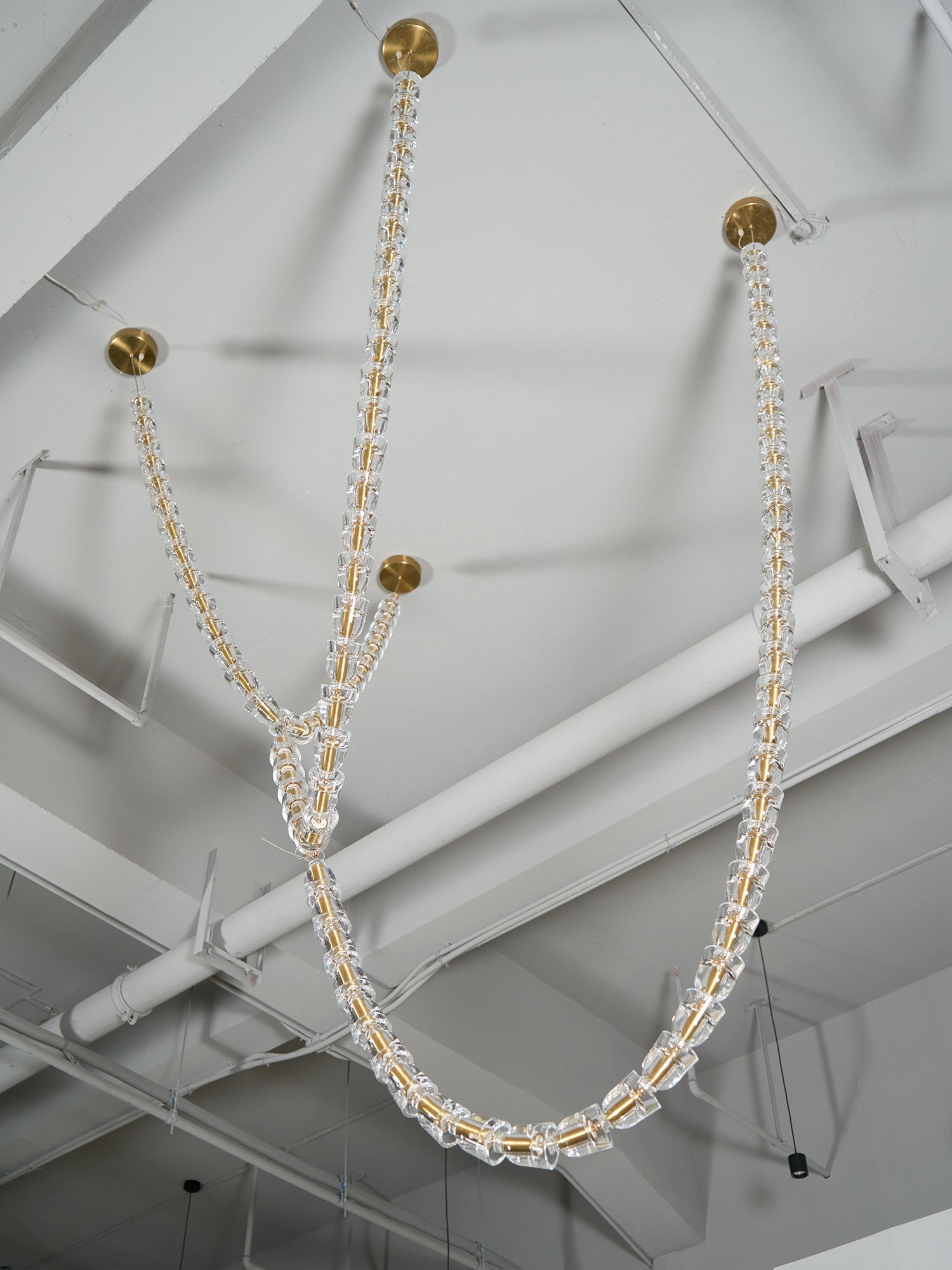 Nexus Gold Crystal Chandelier