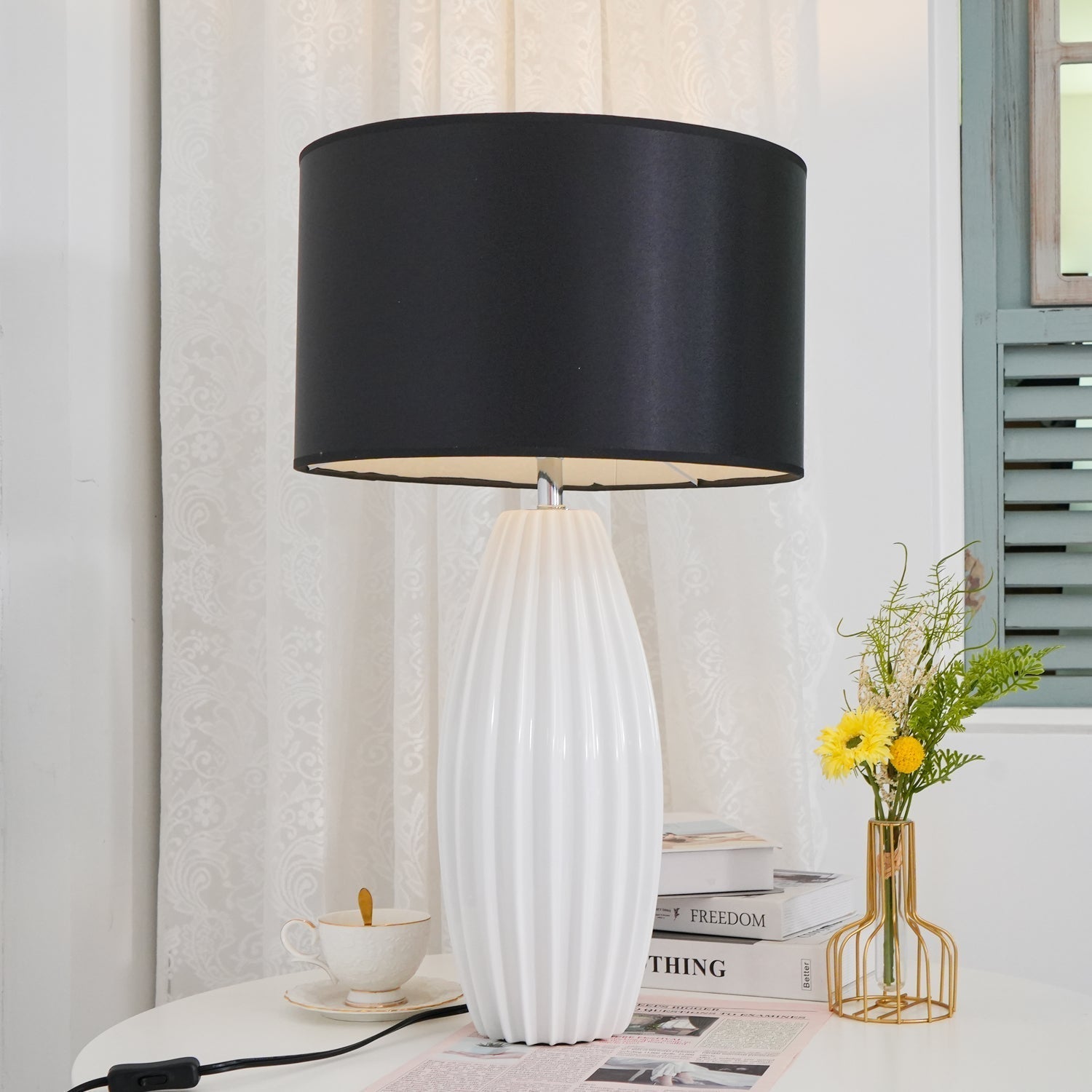 Terioina Modern Ceramics Table Lamp