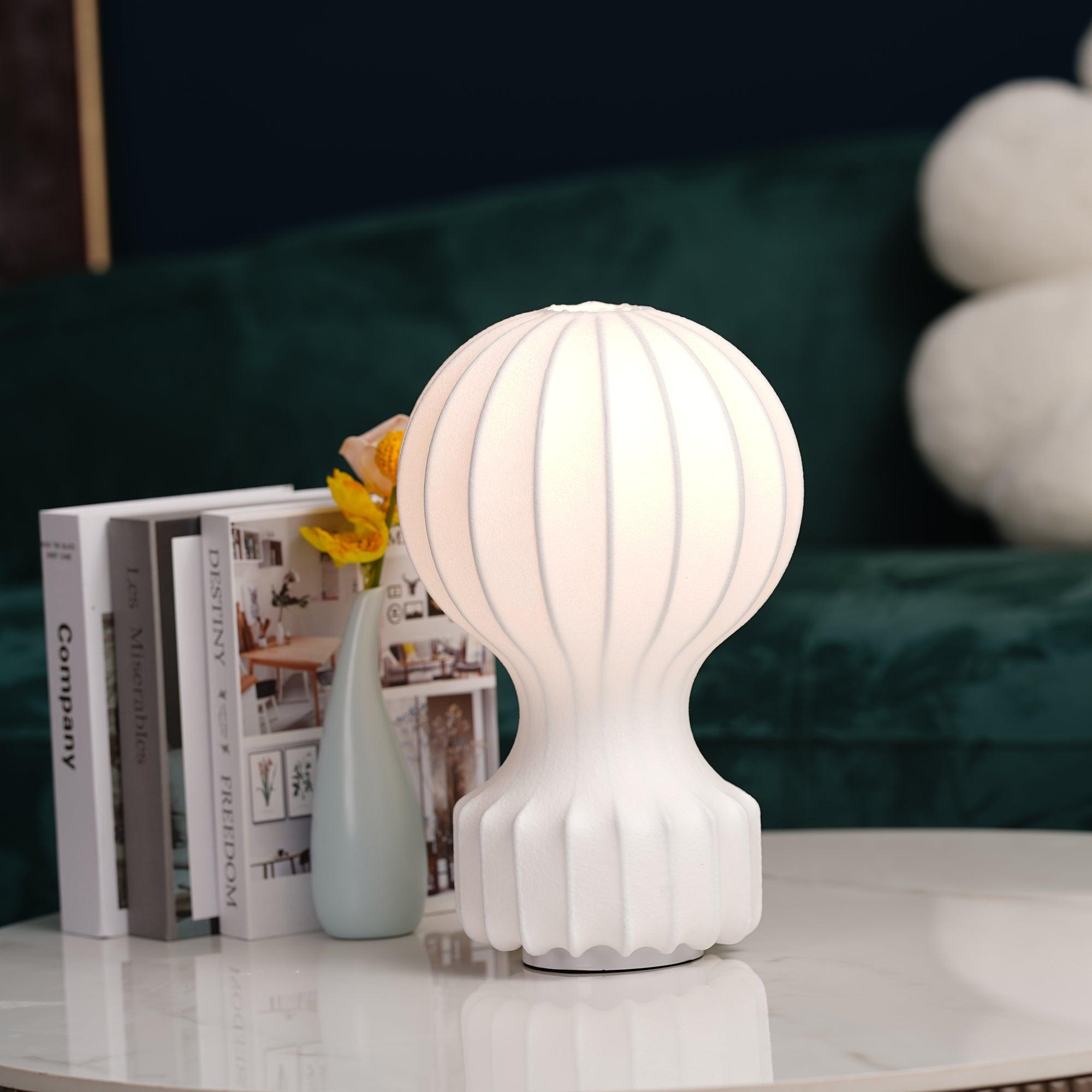 Lirove Steel Sculptural Table Lamp