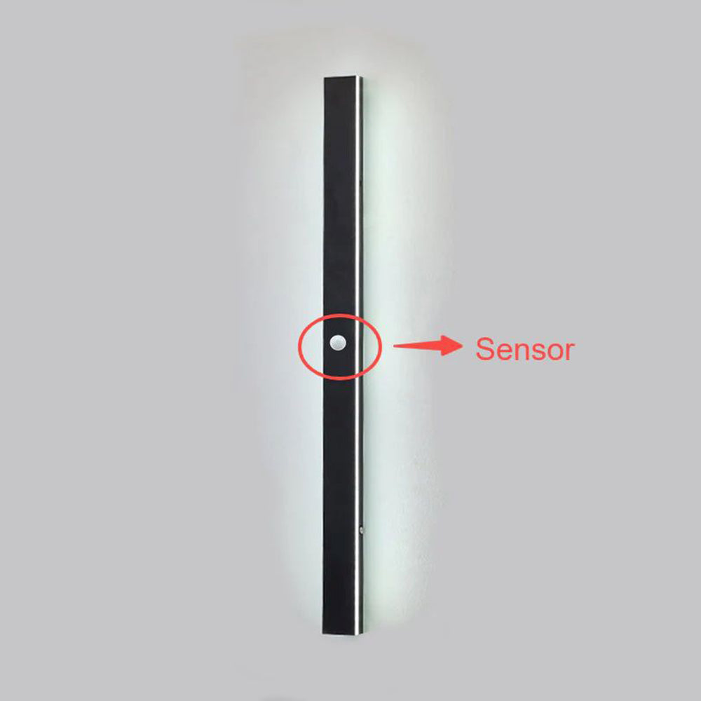 Arisha Ripple Minimalist Linear LED Outdoor Wall Lamp Garden Corridor Balcony