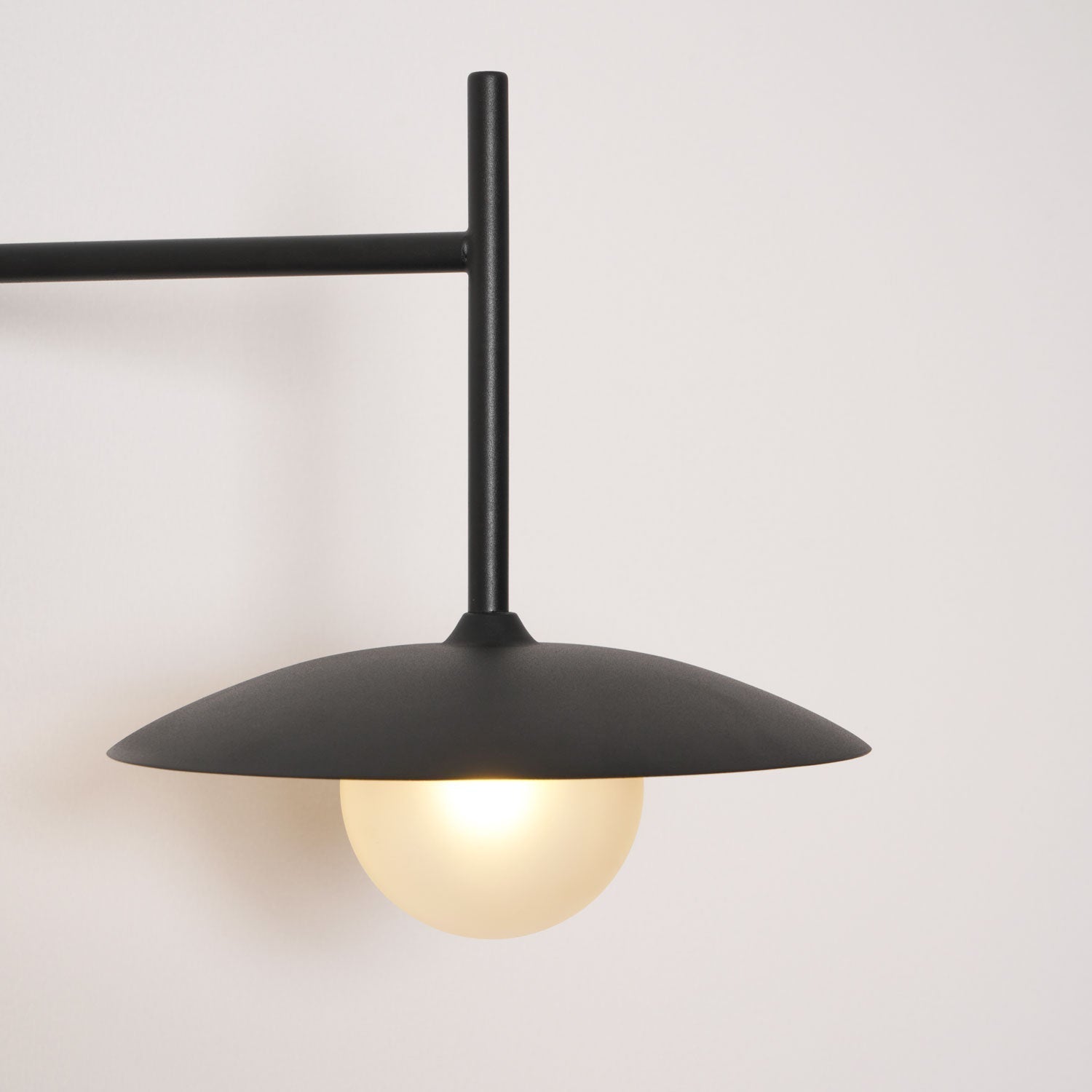 Paxon Swing Arm Plug-in Glass Wall Lamp