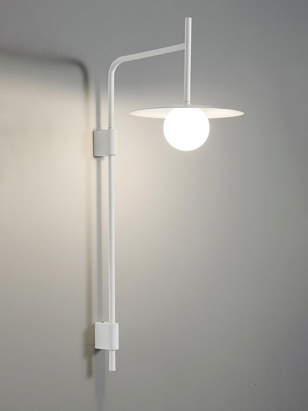 Paxon Swing Arm Plug-in Glass Wall Lamp
