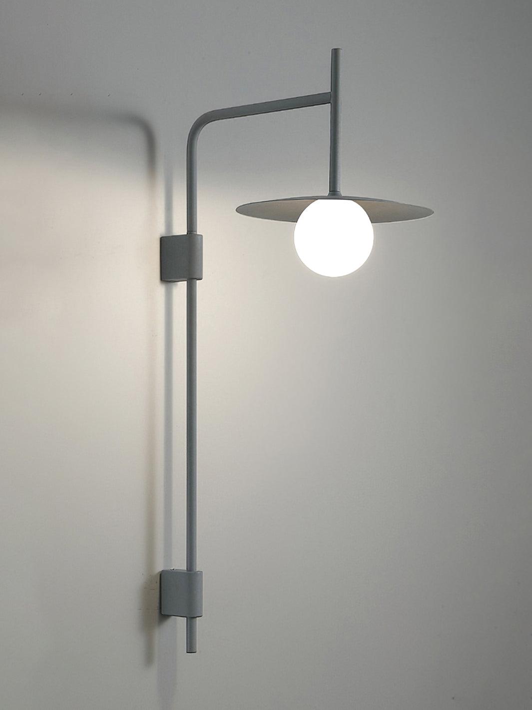 Paxon Swing Arm Plug-in Glass Wall Lamp