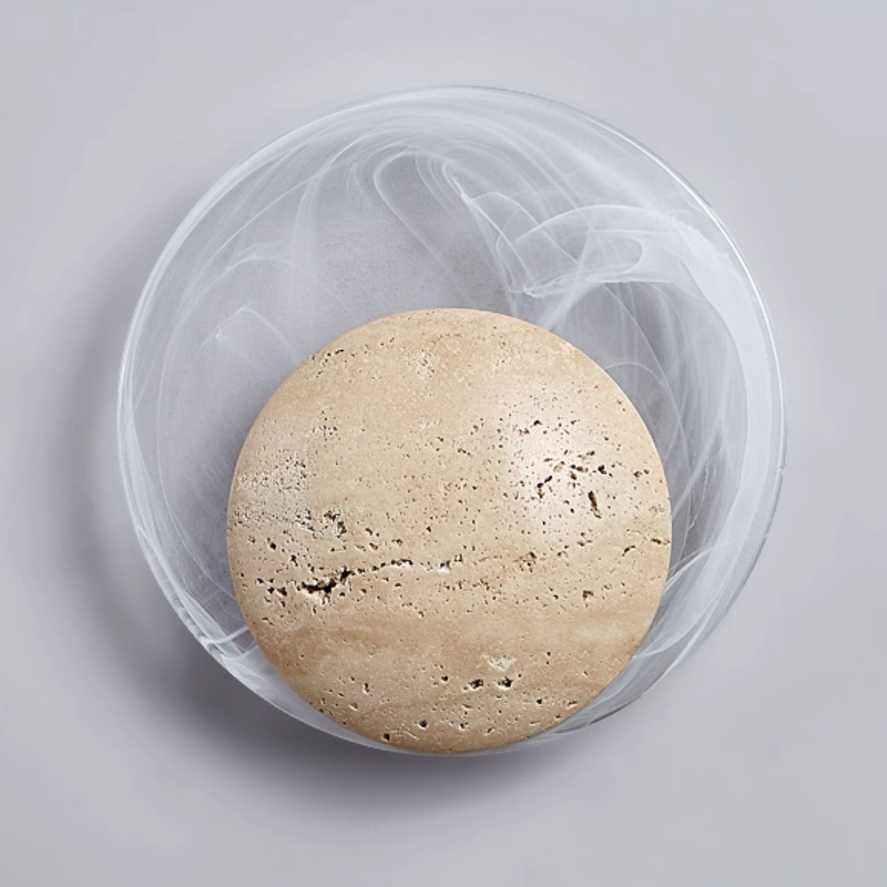 Serinette Orin Travertine Wall Lamp