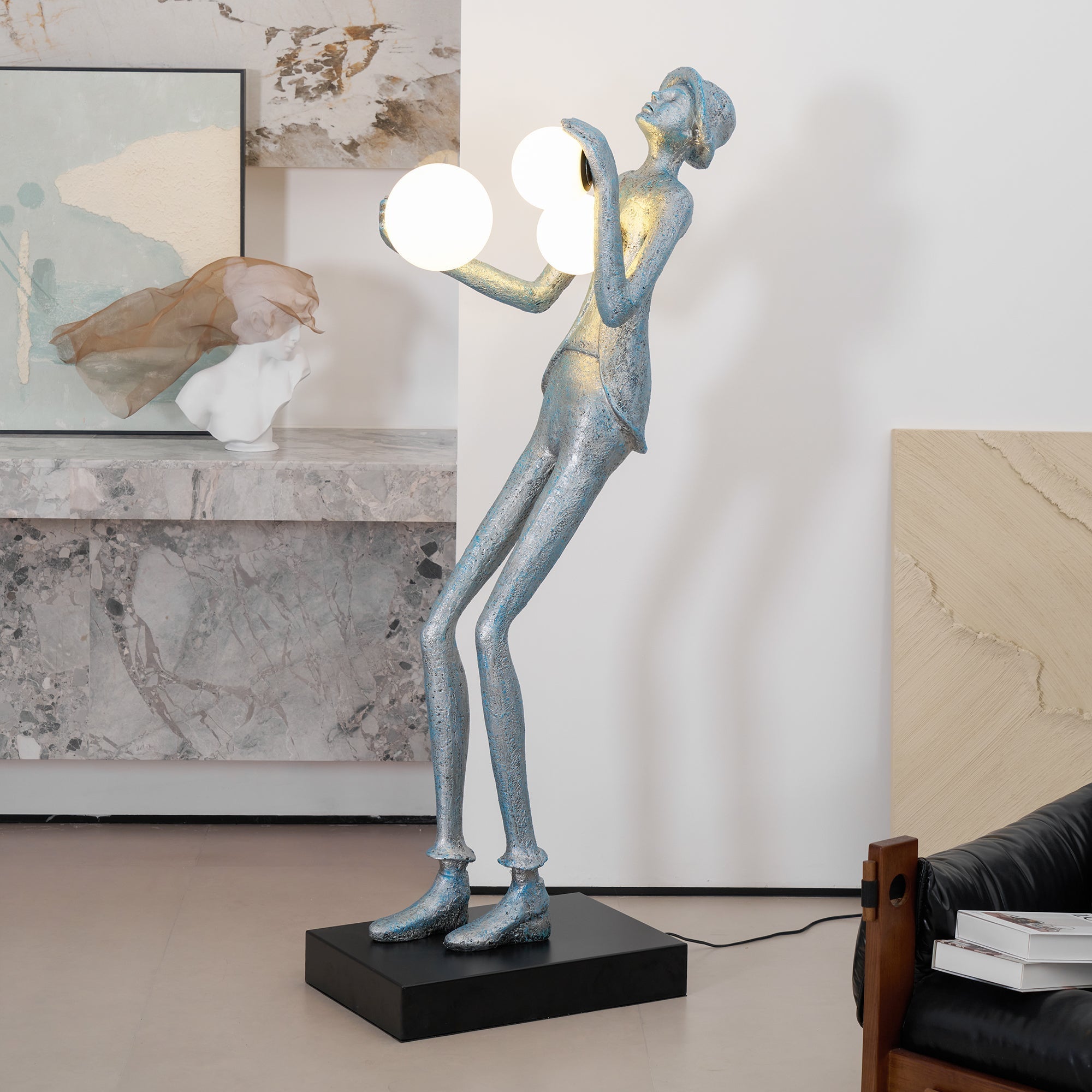 Seloia Gentleman Sculpture Floor Lamp