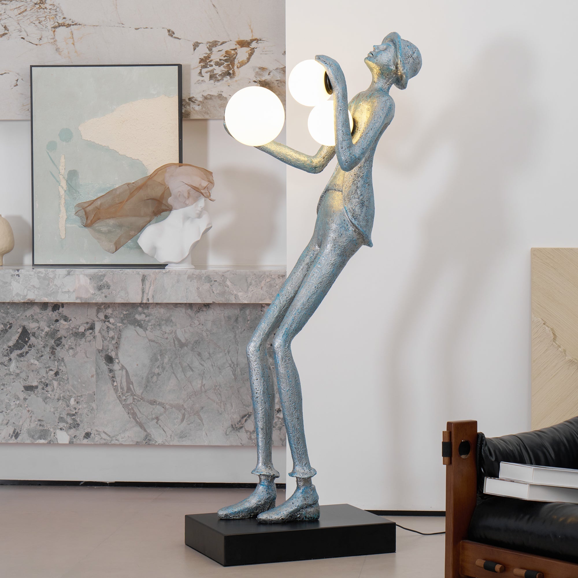 Seloia Gentleman Sculpture Floor Lamp