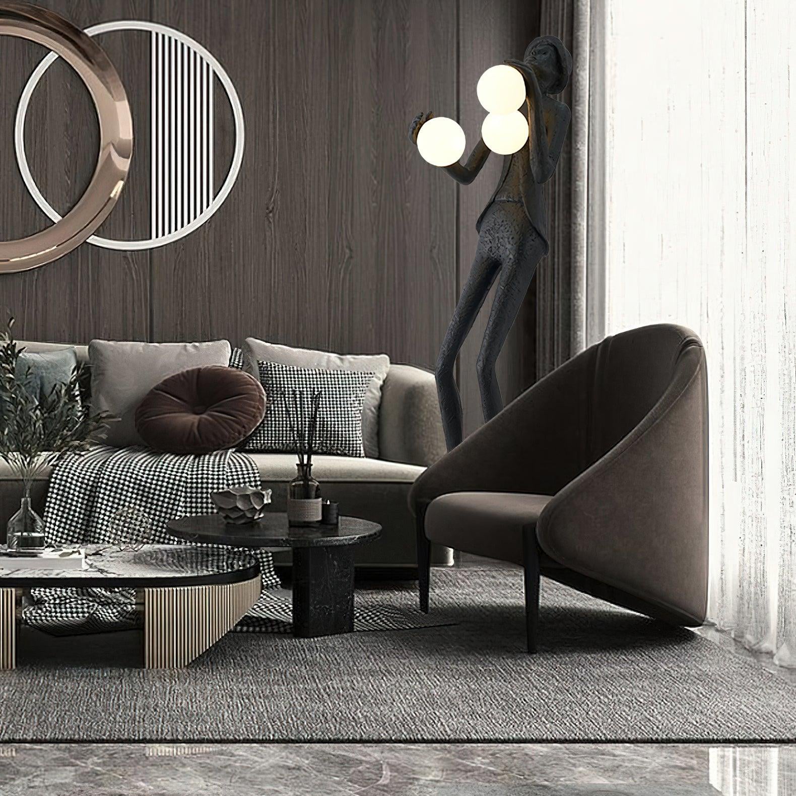 Seloia Gentleman Sculpture Floor Lamp