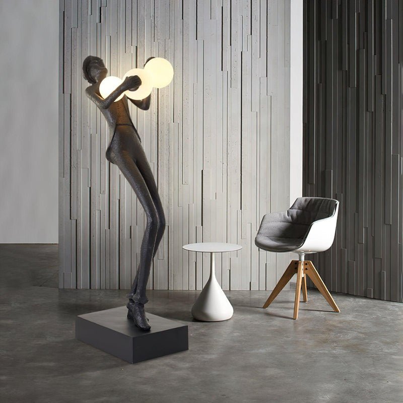 Seloia Gentleman Sculpture Floor Lamp