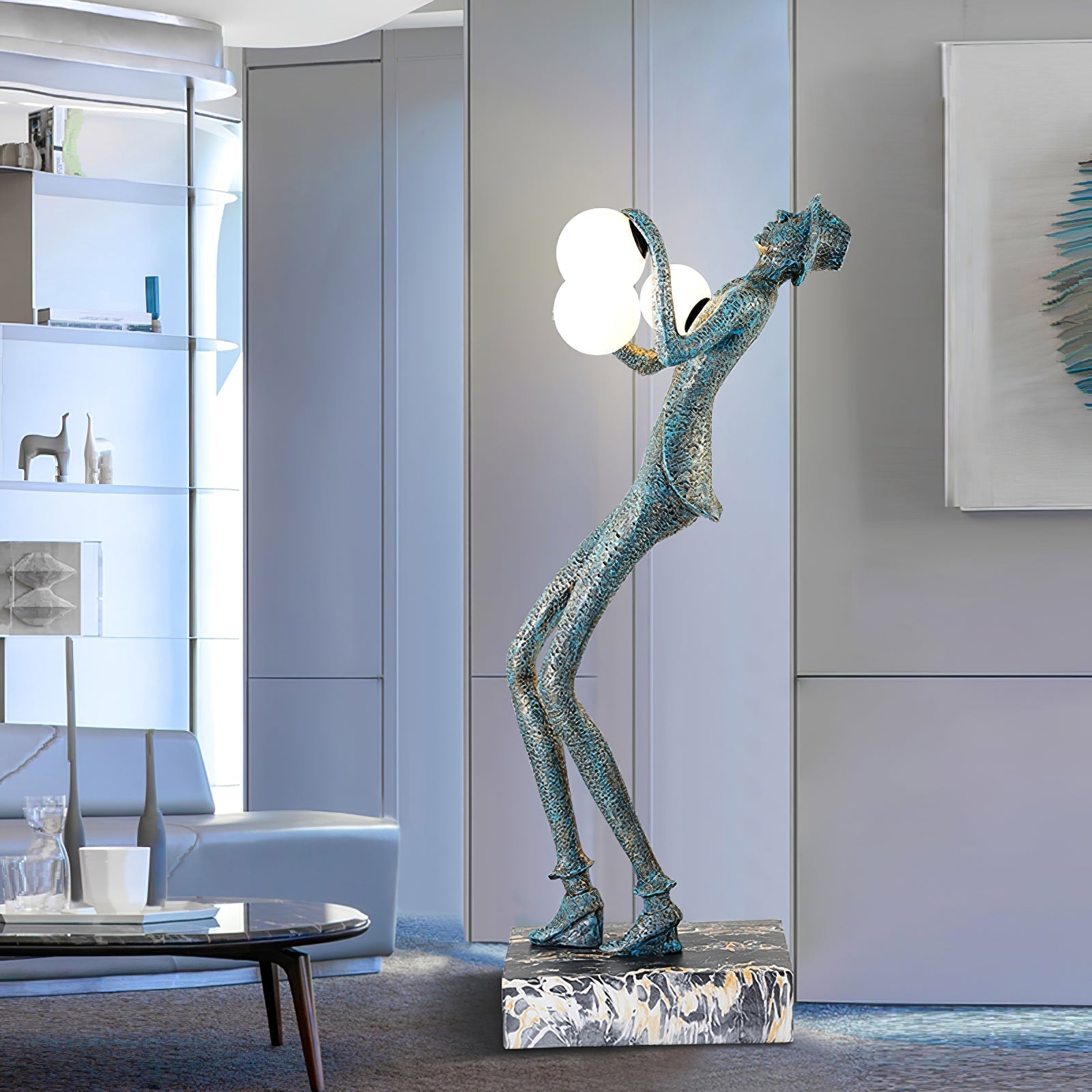 Seloia Gentleman Sculpture Floor Lamp