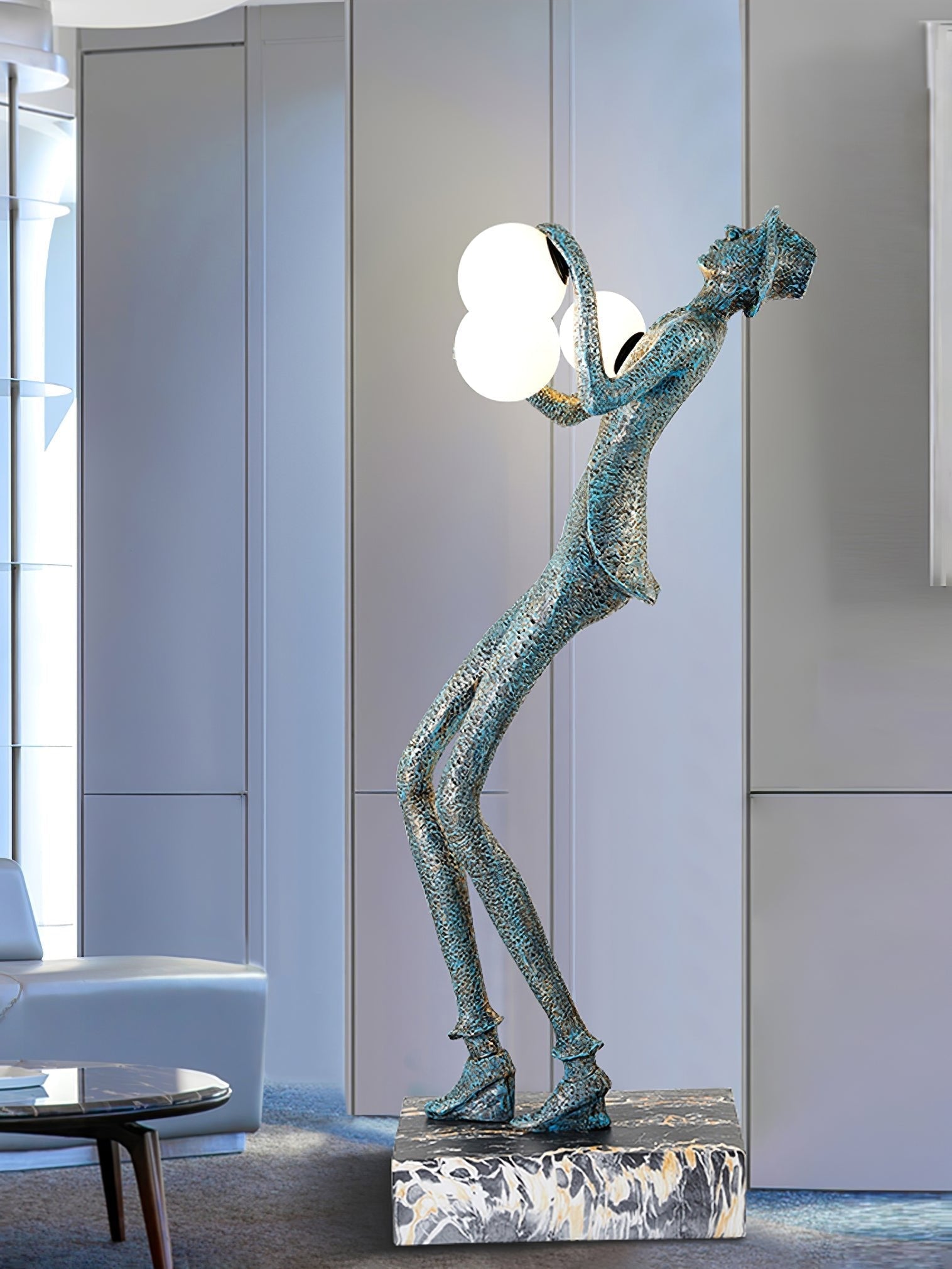 Seloia Gentleman Sculpture Floor Lamp