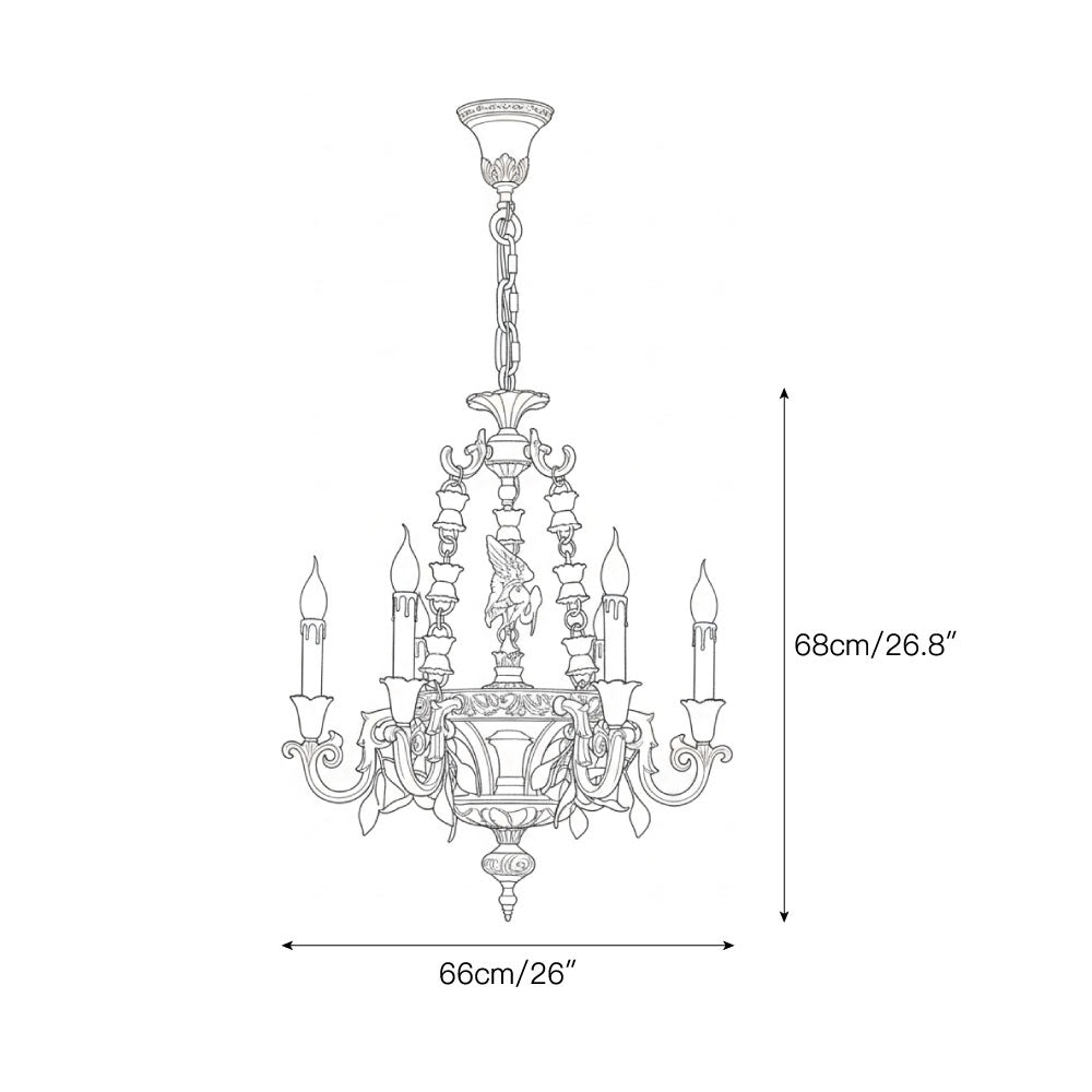 Oriuira Brass Chandelier