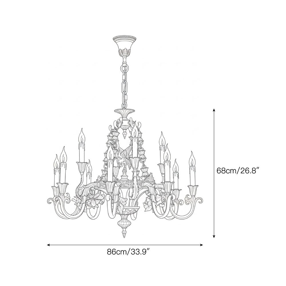 Oriuira Brass Chandelier