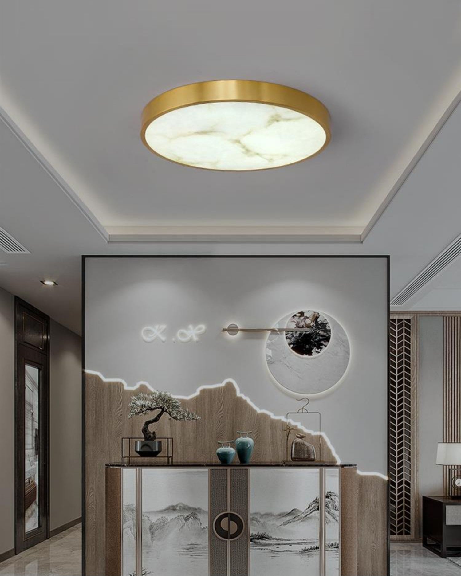 Nivaora Alabaster Ceiling Light