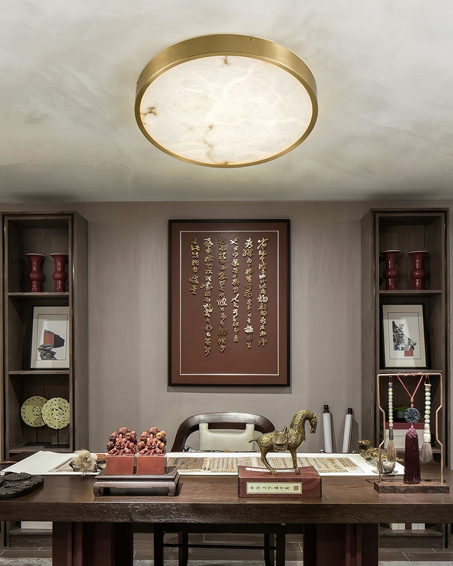 Nivaora Alabaster Ceiling Light