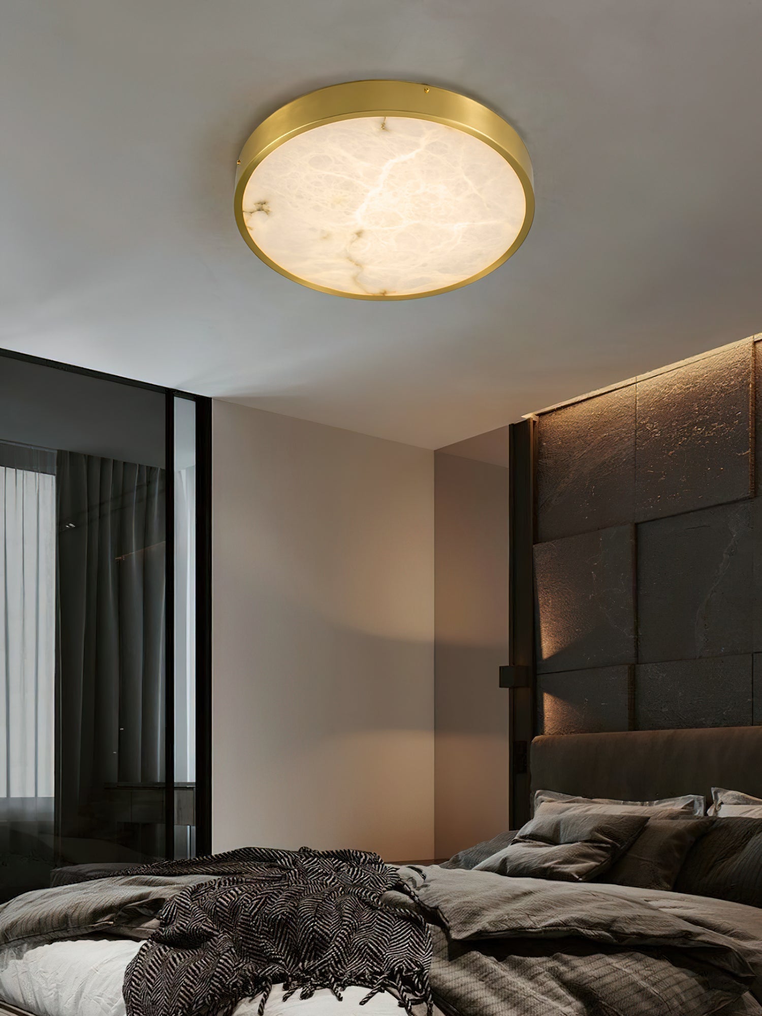 Nivaora Alabaster Ceiling Light