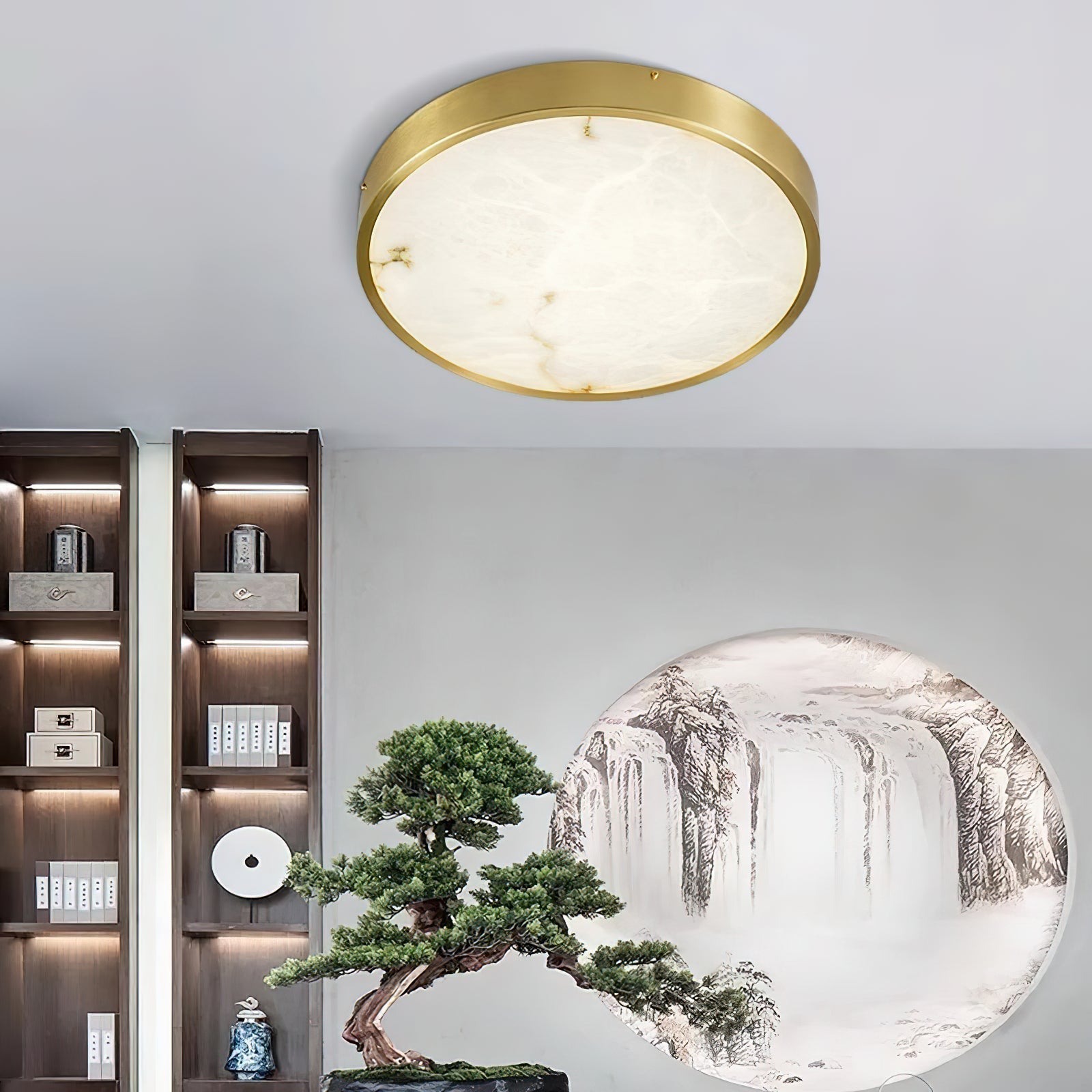 Nivaora Alabaster Ceiling Light