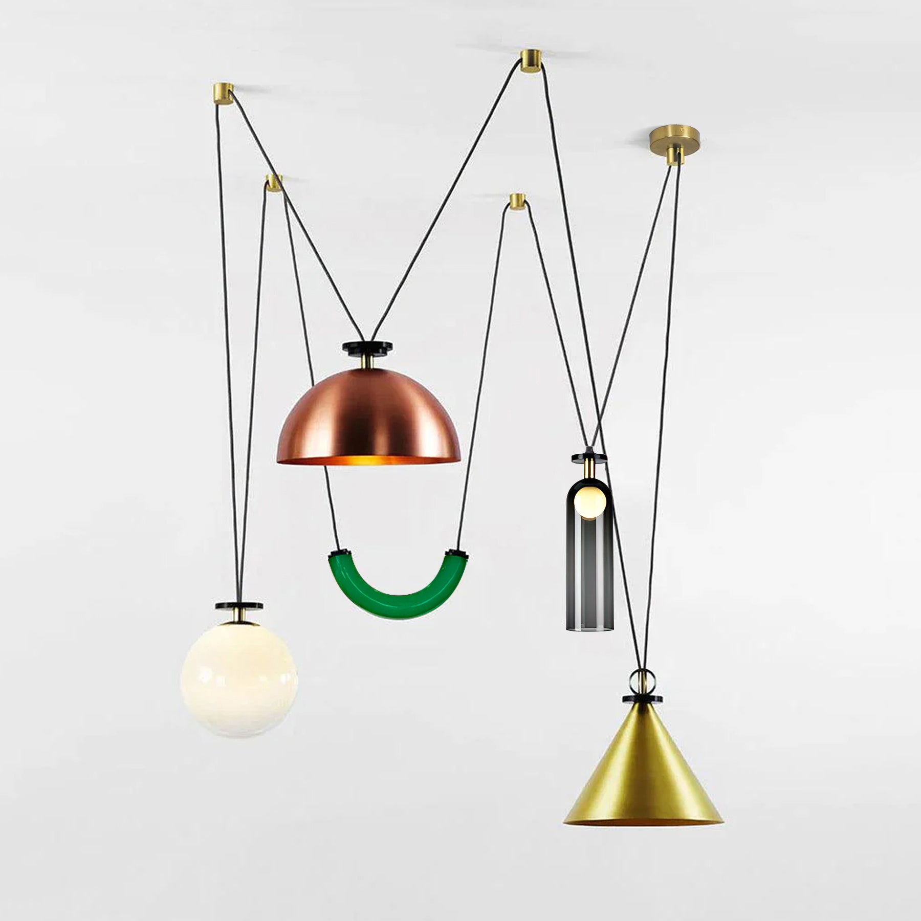 Cirorira Chandelier Geometric Shape Art