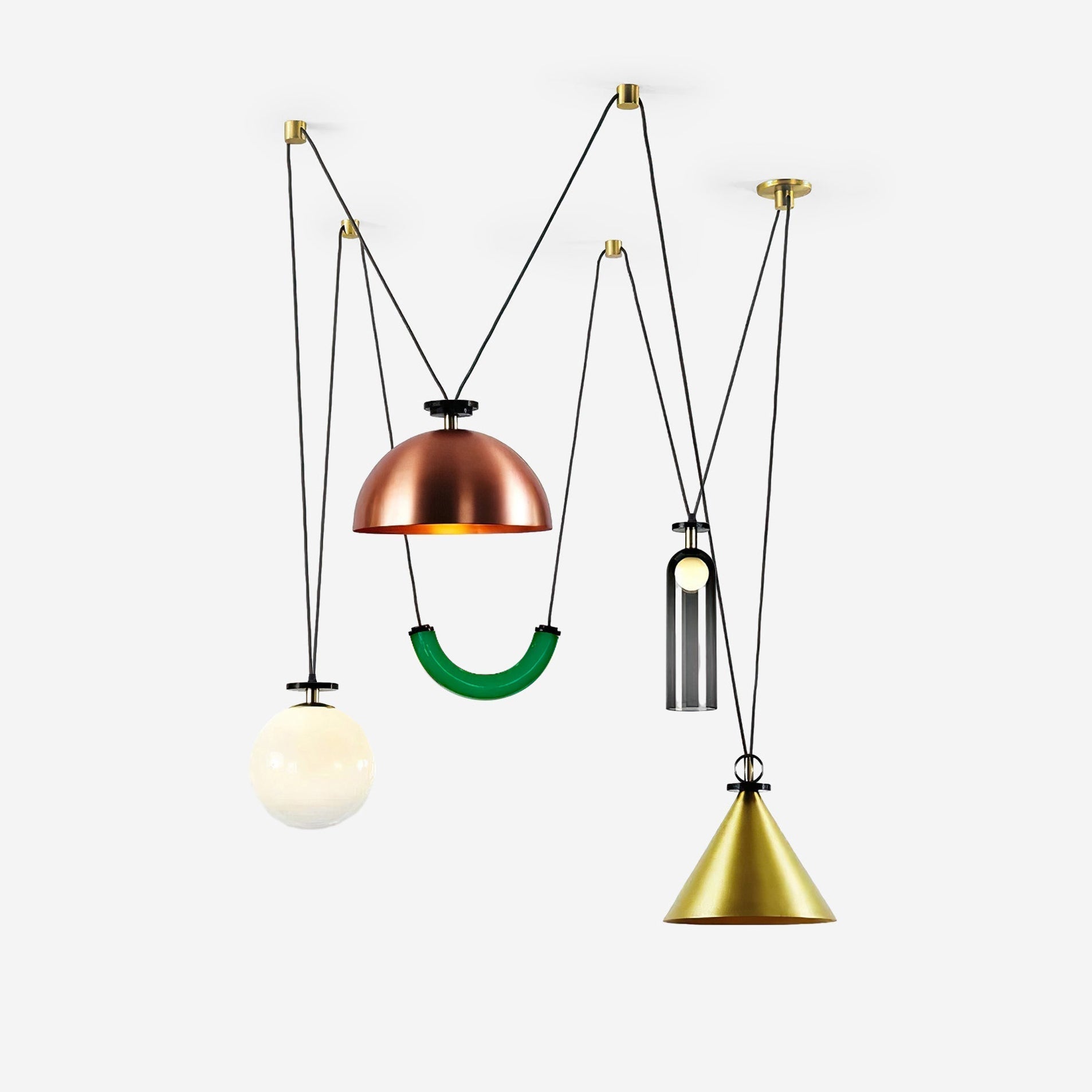 Cirorira Chandelier Geometric Shape Art