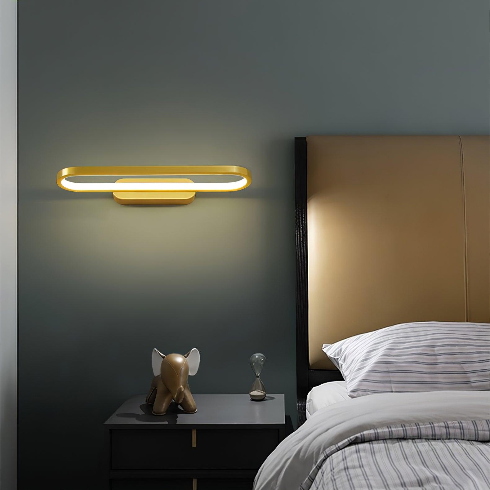 Casaraya Modern Minimalist LED Brass Wall Light