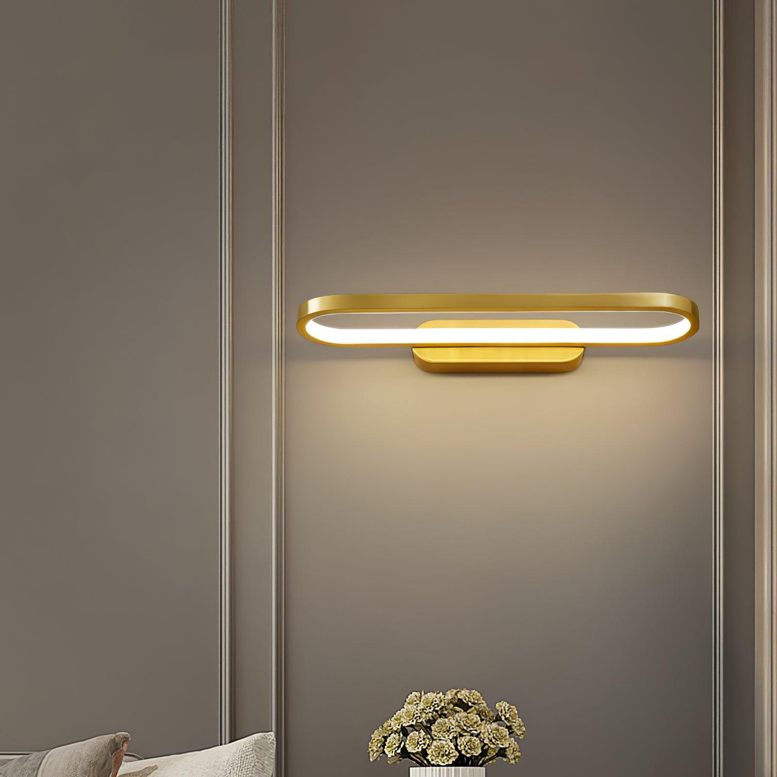 Casaraya Modern Minimalist LED Brass Wall Light