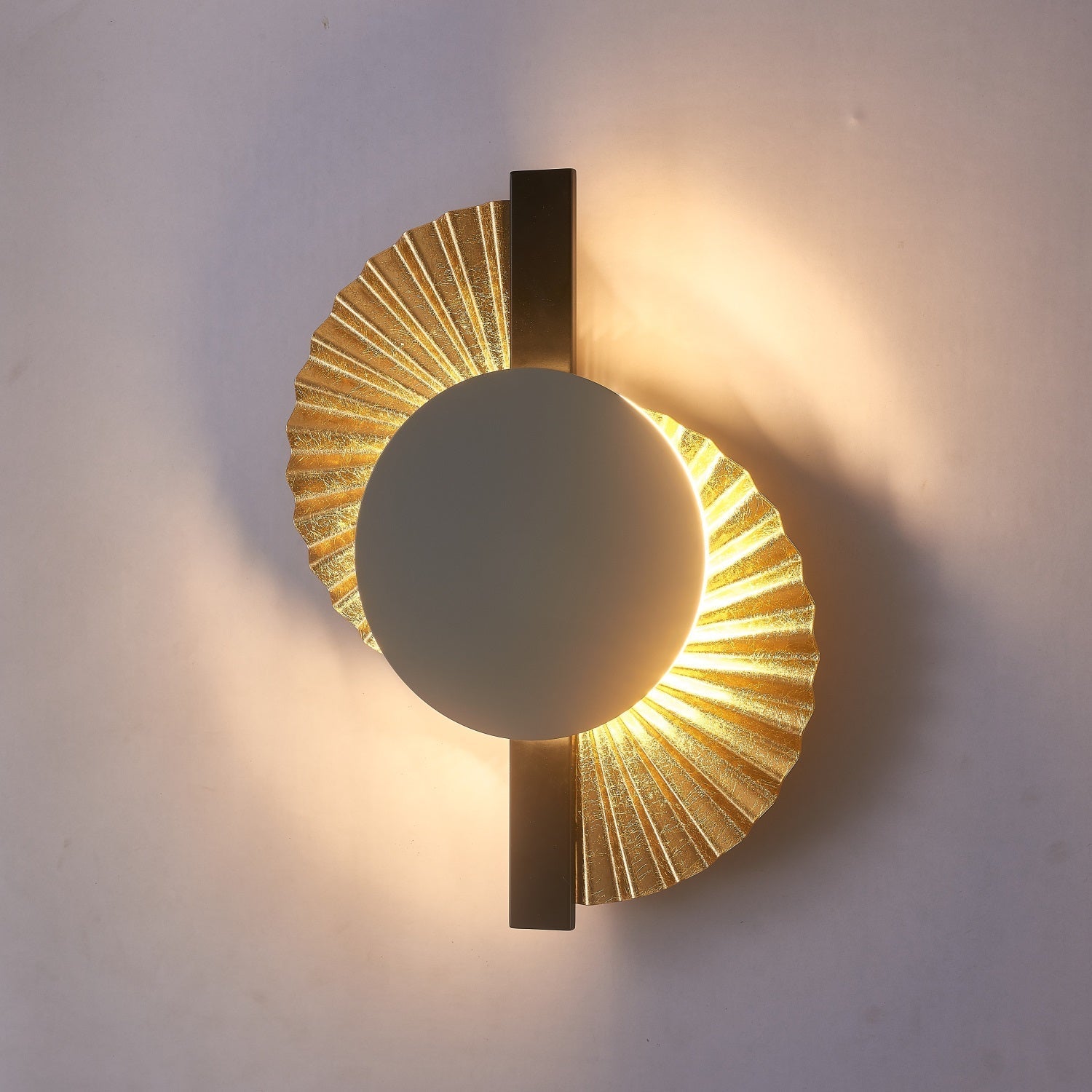 Arbordale Gilded Fan Wall Lamp