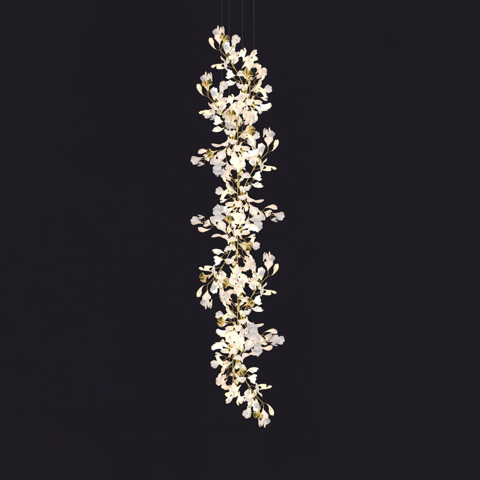 Eurzoris Gingko Leaf Chandelier
